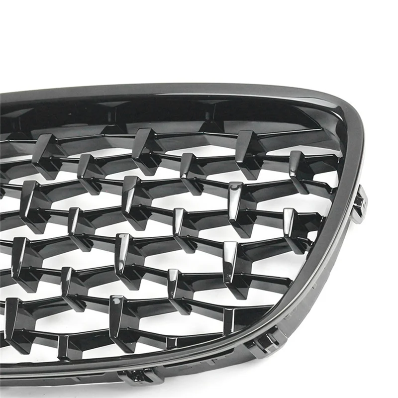 

For BMW 5 Series GT F07 Hatchback 2010-2017 Car Black Diamond Meteor Style Front Grille