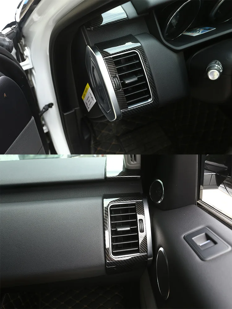 Für Land Rover Range Rover Sport 2014-17 Carbon Faser Auto Center Control Panel Lenkrad Tür Trim Aufkleber auto Zubehör – Detail 9