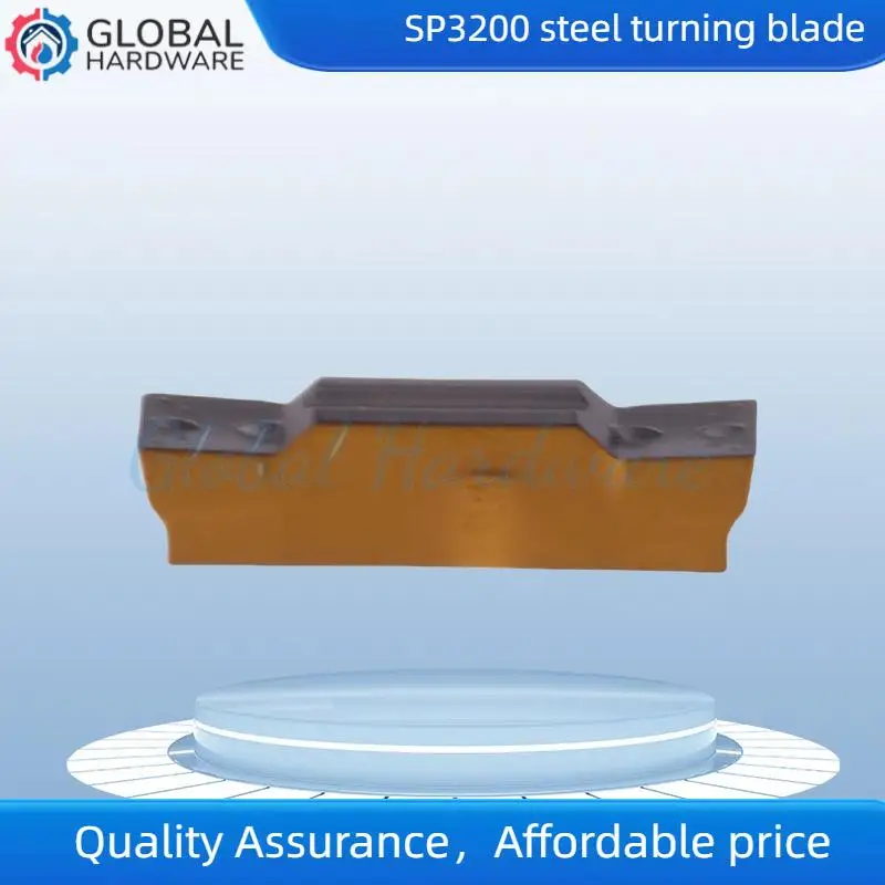 L'insert de tournage en acier MGMN400-M SP3200 convient à l'usinage de pièces en acier doux telles que l'acier abrasif