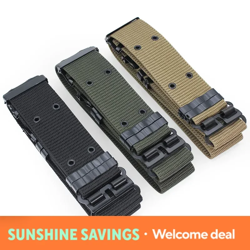 

Durable 5.5cm Nylon Training Belt Canvas Woven Multifunctional Belt Men's Belt