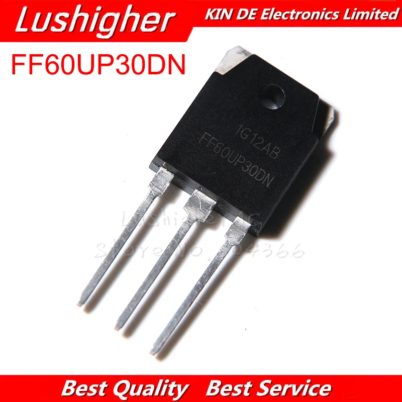 5pcs FFA60UP30DN F60UP30DN TO3P FF60UP30DN TO-3P FF60UP30 60UP30 300V 60A 