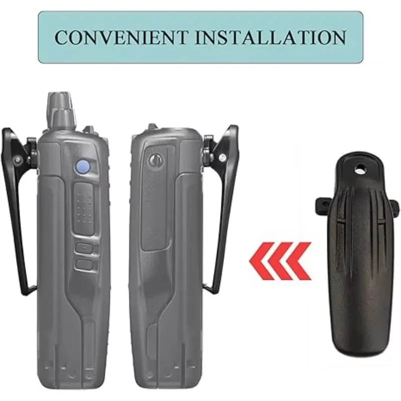 10Pcs KBH-11 Belt Clip Compatible for Kenwood Walkie-talkie TK2180 TK3180 TK5200 TK5210 TK5220 TK5310 TK5410 NX-5200 Radio