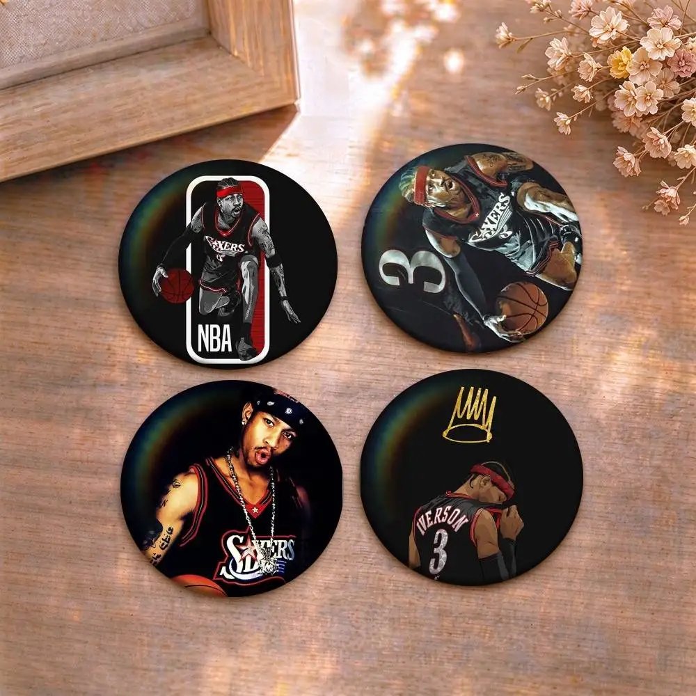 Allen Iverson  Tin badges in 25/32/44/58/75mm, brooch pins for accessories & gifts,Souvenir.