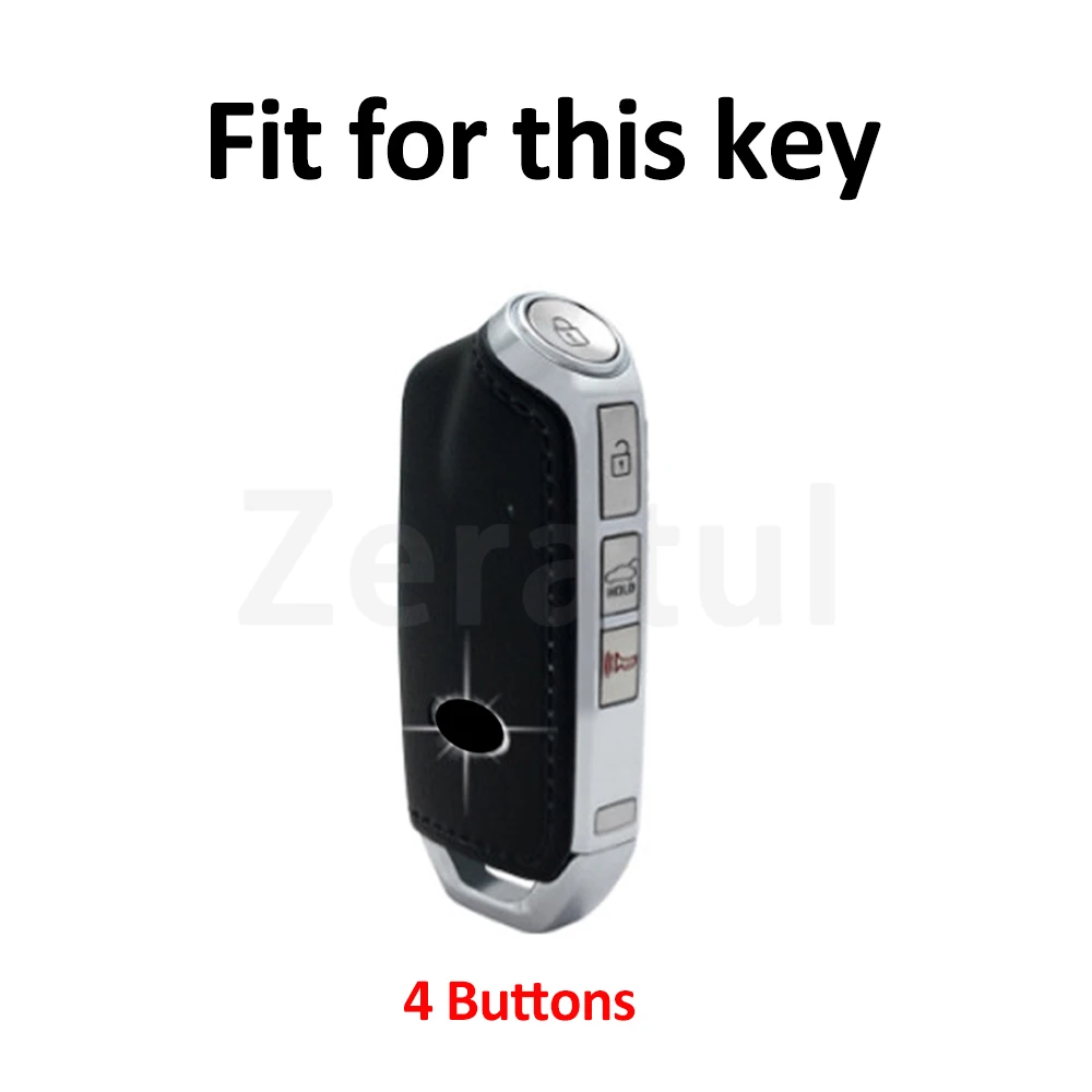 Smart Keyless Gun Grey TPU Car Key Case Cover for Kia Stinger GT GT Elite GT Limited K9 Accessories