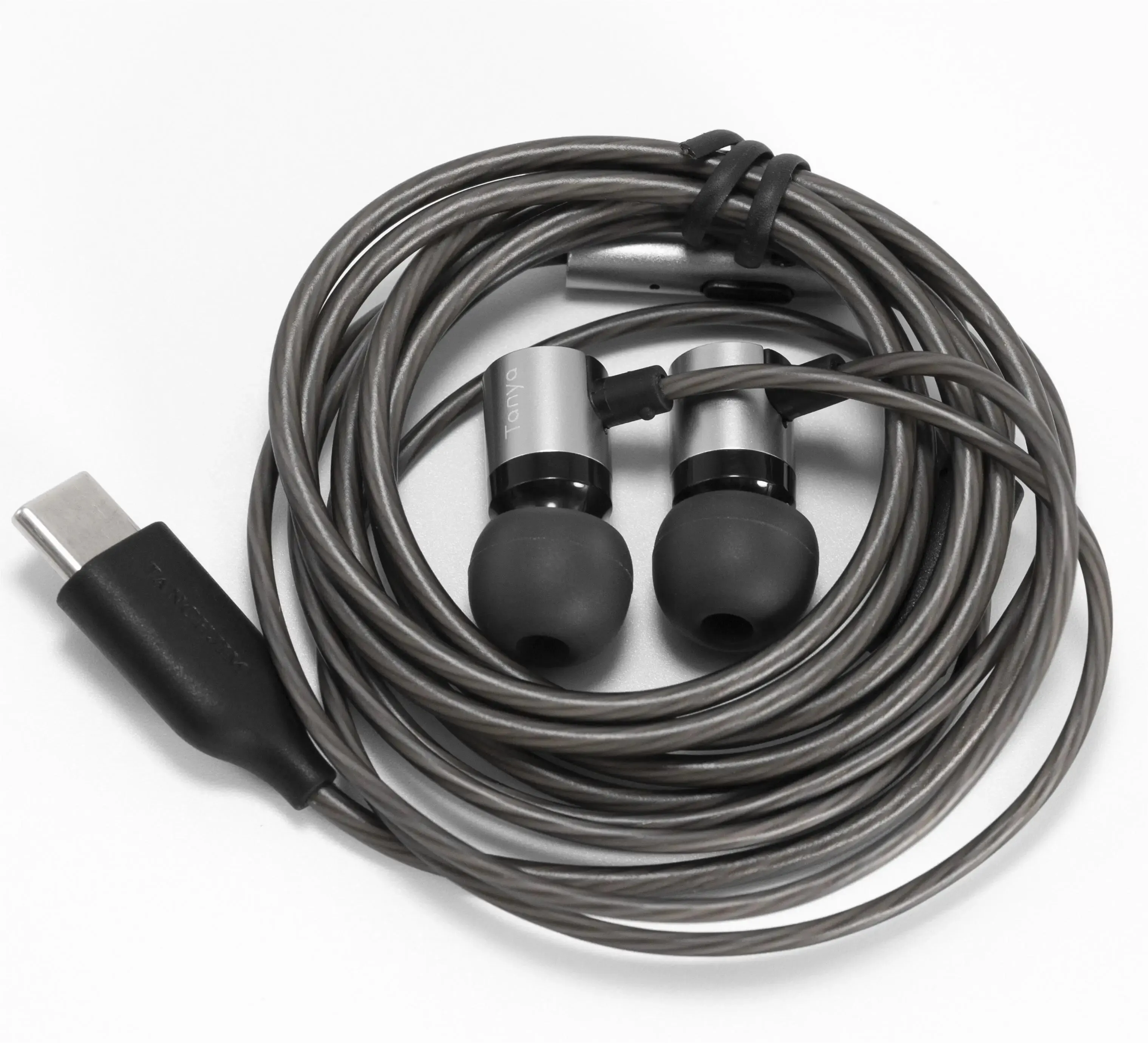 Tanya DD In-Ear Headphone  7MM Dynamic Earphone 3.5mm Line Plug HiFi Earbuds with Microphone