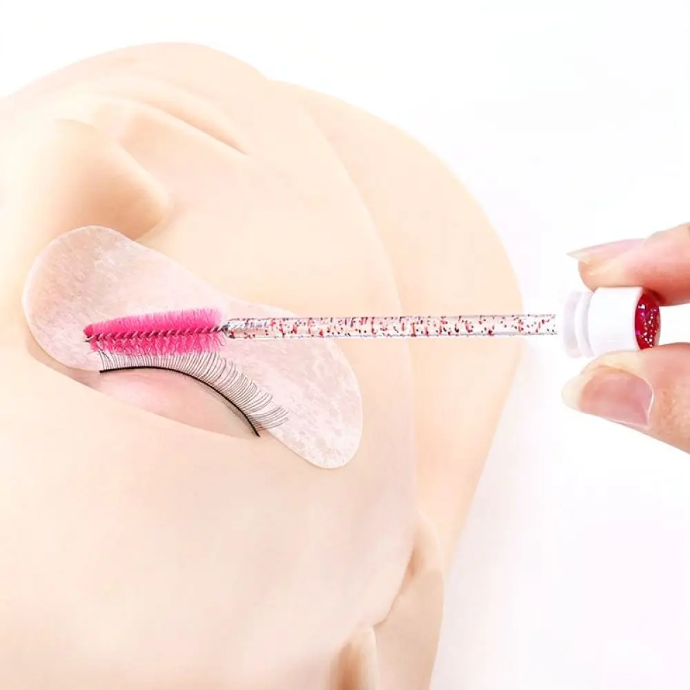 Luxury Crystal Mascara Wand Tube Portable Glitter Eyelash Brush Applicator Makeup Cosmetic Tool Shiny Diamond Handle