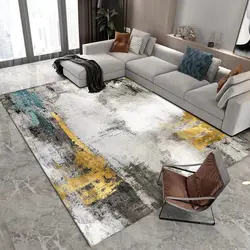 Geometrische Gedrukt Tapijt Woonkamer Grote Karpetten Tapijt Moderne Thuis Woonkamer Decoratie Slaapkamer Wasbare Floor Lounge Tapijt vloerkleed Grote ruimte lounge tapijt Home Inrichting decoratie Grote oppervlakte