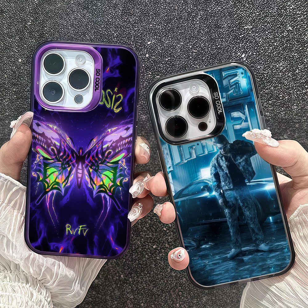 Rapper R-RVFV Singer 503 MAFFIA Phone Case For IPhone 12 11 For IPhone 12 11 13 14 15 16 17Max Pro Plus Mini Protective IMD Colo