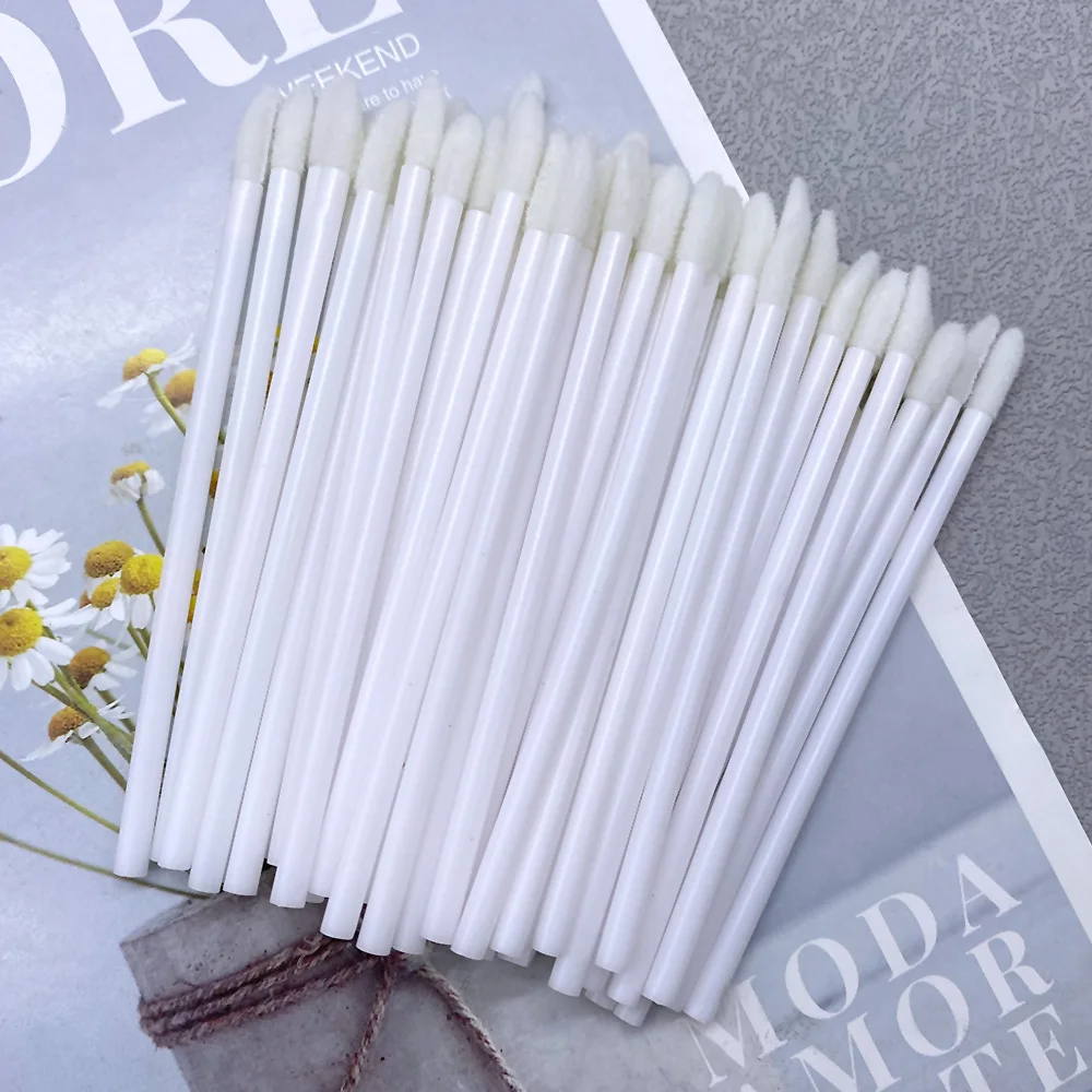 50/1000 PCS Disposable Lip Brush Women Accessories Lipstick Gloss Wands Applicator Perfect Best Make Up Tool Hotting Wholesale