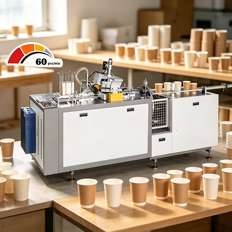High Quality Paper Cup Making Machine for 7oz 8oz 12oz Hot Drink Cups with Warranty Available