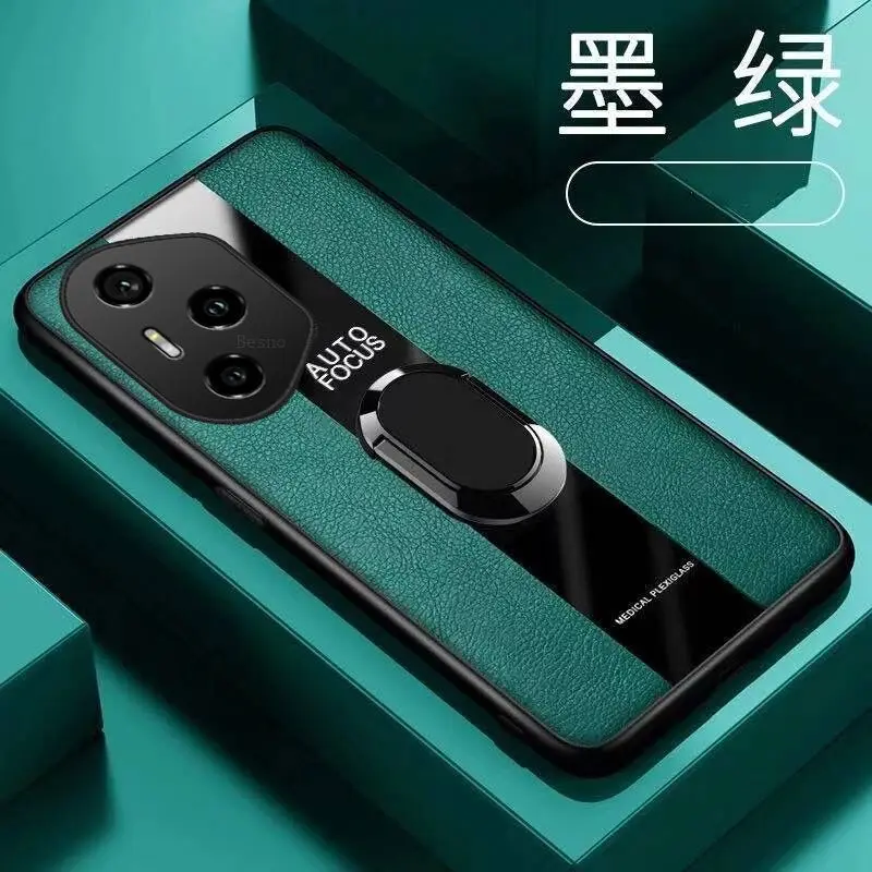 For Honor 400 Pro Global Case Stylish Porsche Style Leather Stand Skin-friendly Anti-fall Cover For Honor 400 Lite Funda