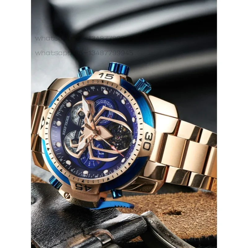High-end Famous Brand, Swiss Automatic Machinery Fashion Trend Waterproof Luminous Large Dial Watch