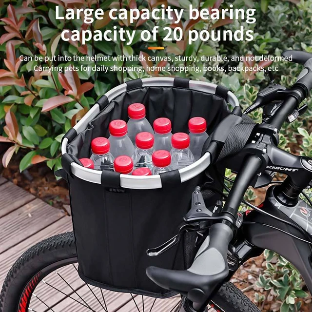 Canvas bike basket 2025