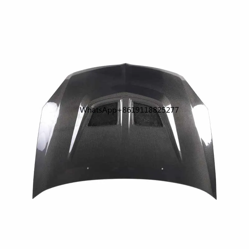 Langyu Car Facelift Body Parts Engine Cover Hoods Carbon Fiber A Style Front Bonnet For Mitsubishi Lancer CS3 Engine Hood