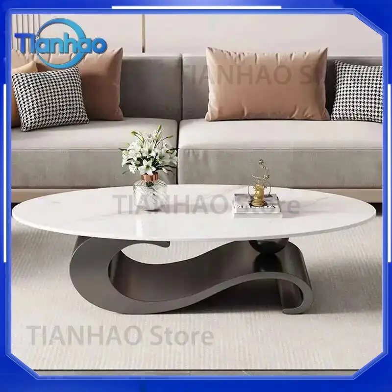 Advanced Sense Modern Luxury Coffee Table for Luxury Living Room Marble Regale Computer Mesa Centro Unique Furniture