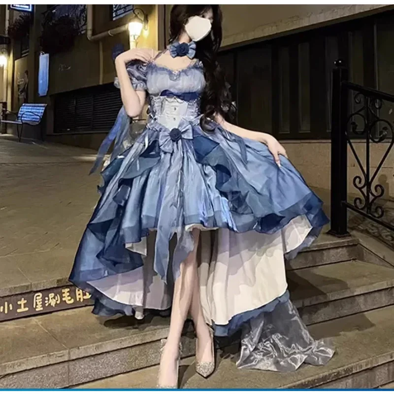 Abito Lolita Splendido set da principessa con coda soffice per l'industria pesante in stile straniero 2025