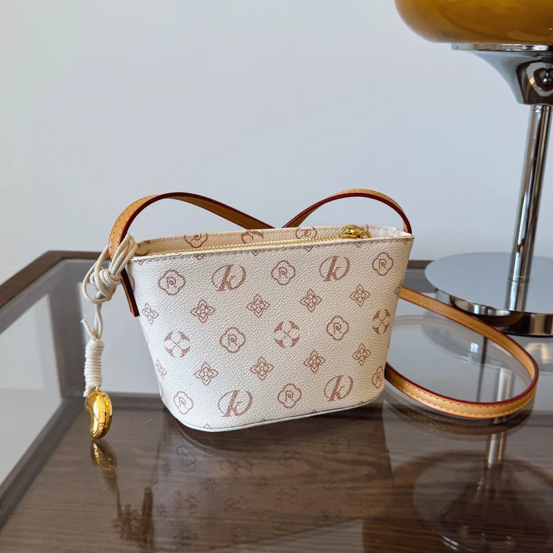 

Роскошная женская сумка через плечо S/S 2025 года, винтажная стеганая сумка через плечо, многосторонняя сумка из натуральной кожи для повседневных свиданий