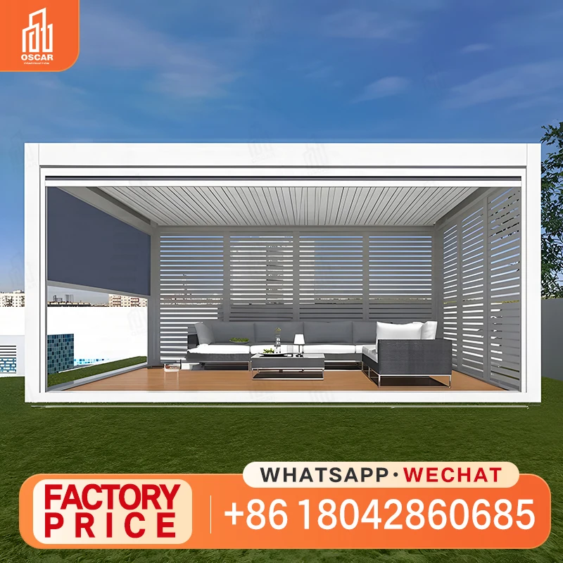 

Настраиваемая всепогодная альтанка, алюминиевая пергола, идеально подходит для европейских садов, прямая продажа с фабрики для клиентов на конце B