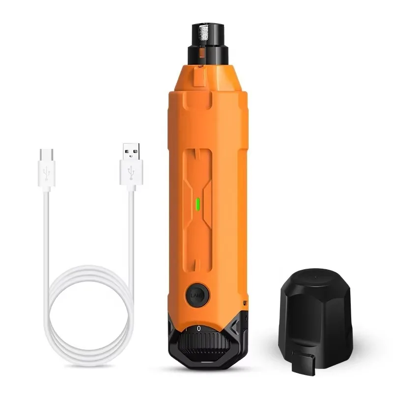 6-Speed Rechargeable Electric Dog Nail Grinder Ultra-quiet Enhanced Pet Nail Trimmer