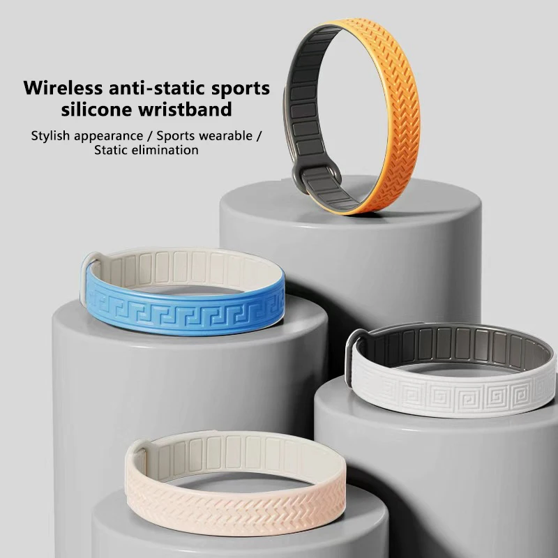 Autumn Winter Anti-static Wristband Magnetic Suction Wristband Sports Eliminate Static Electricity Dry Remove Wristband