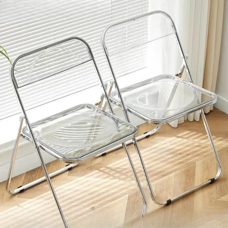 Folding Chair Space Saving Furniture for Small Apartment Dormitory Student Lightweight Portable Seat Compact Design for