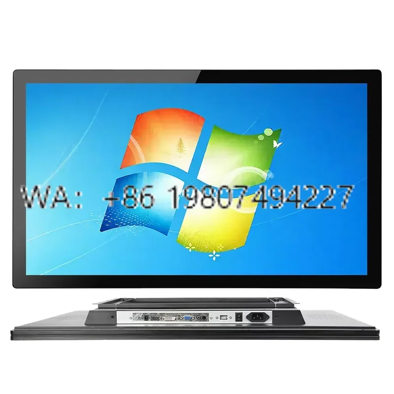 Wall Mounted IP65 Industrial Full HD 15.6 Inch Touch Screen 10 Point Projective Capacitive Touch USB Interface