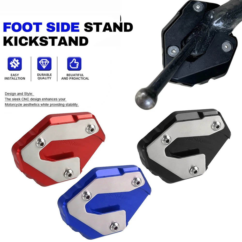 

Motorcycle Accessories Kickstand Side Stand Enlarger Plate For YAMAHA Tracer 900 GT MT-09 MT 09 MT09 FJ-09 XSR900 2014-2023 2024