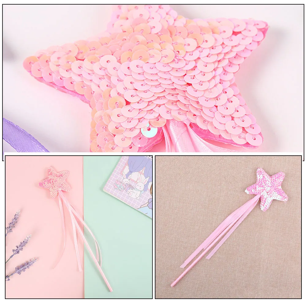 

Fairy Party Favor Sequin s Gifts s' Costume Wands Decorate Plastic Novelty