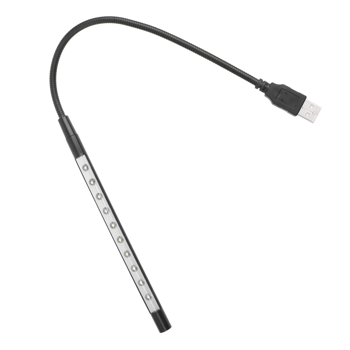 

Лампа для клавиатуры 360 ° Гибкая USB-лампа для ноутбука, защита глаз, яркий светодиодный светильник, маленькая настольная лампа для общежития, дома, офиса, игр