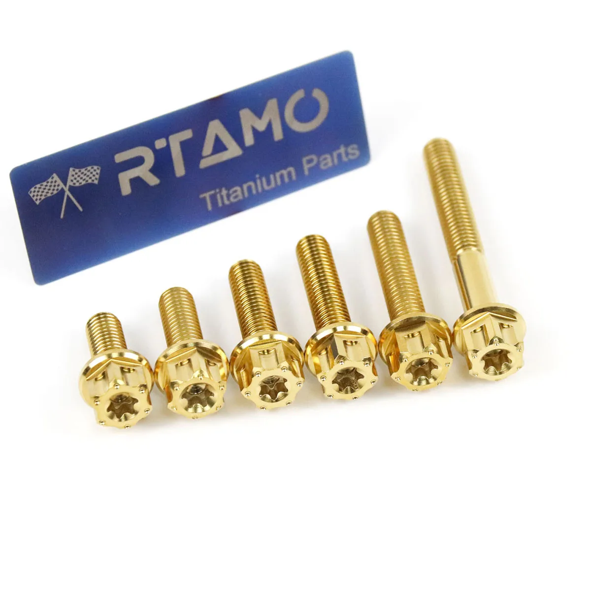 RTAMO Titanium Alloy Bolt M6 M8X20/25/30/35/40/50/60 Torx Big Head Shock Caliper Bolt (1PC)