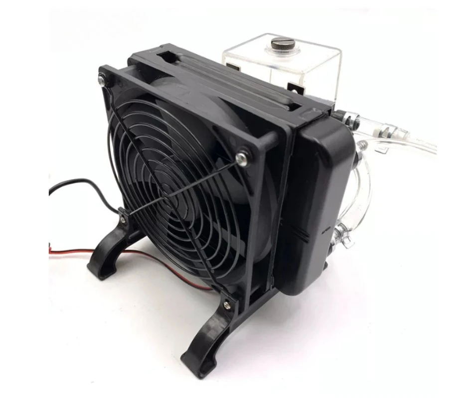 All-in-One External Water Cooling Kit 240mm Radiator Pump Reservoir with Temp Display for Laptop Phone PC Gaming DIY Cooler