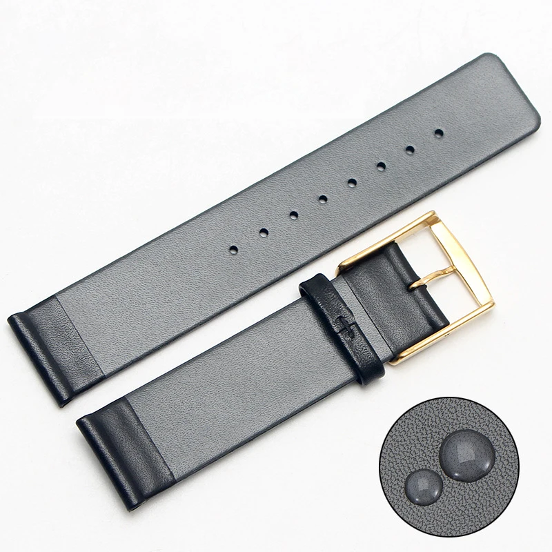 Black alligator strap leather strap K2g211 K2Y236 K2y211 K2Y231 strap 16 18 20 22mm brown ultra-thin plain strap