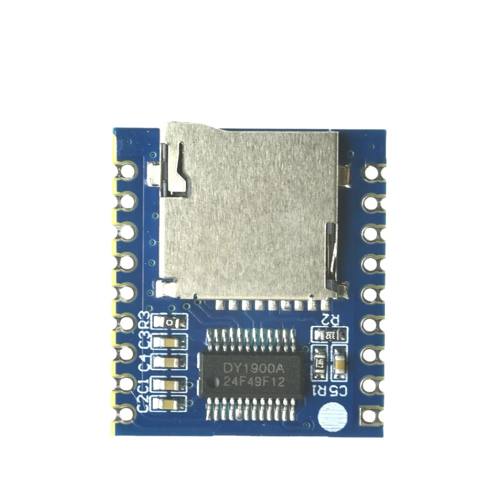 Serial port control voice modul MCU IO kontrolle SD/TF karte MP3 player bord XY-V17B – Detail 1