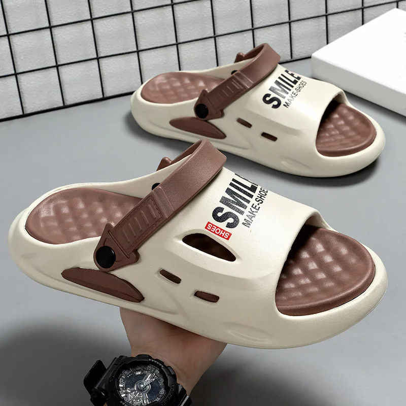 Women\'s Slippers Summer Outwear Trendy New Outdoor Anti slip Beach Driving Two Wear Sandals Men\'s Style