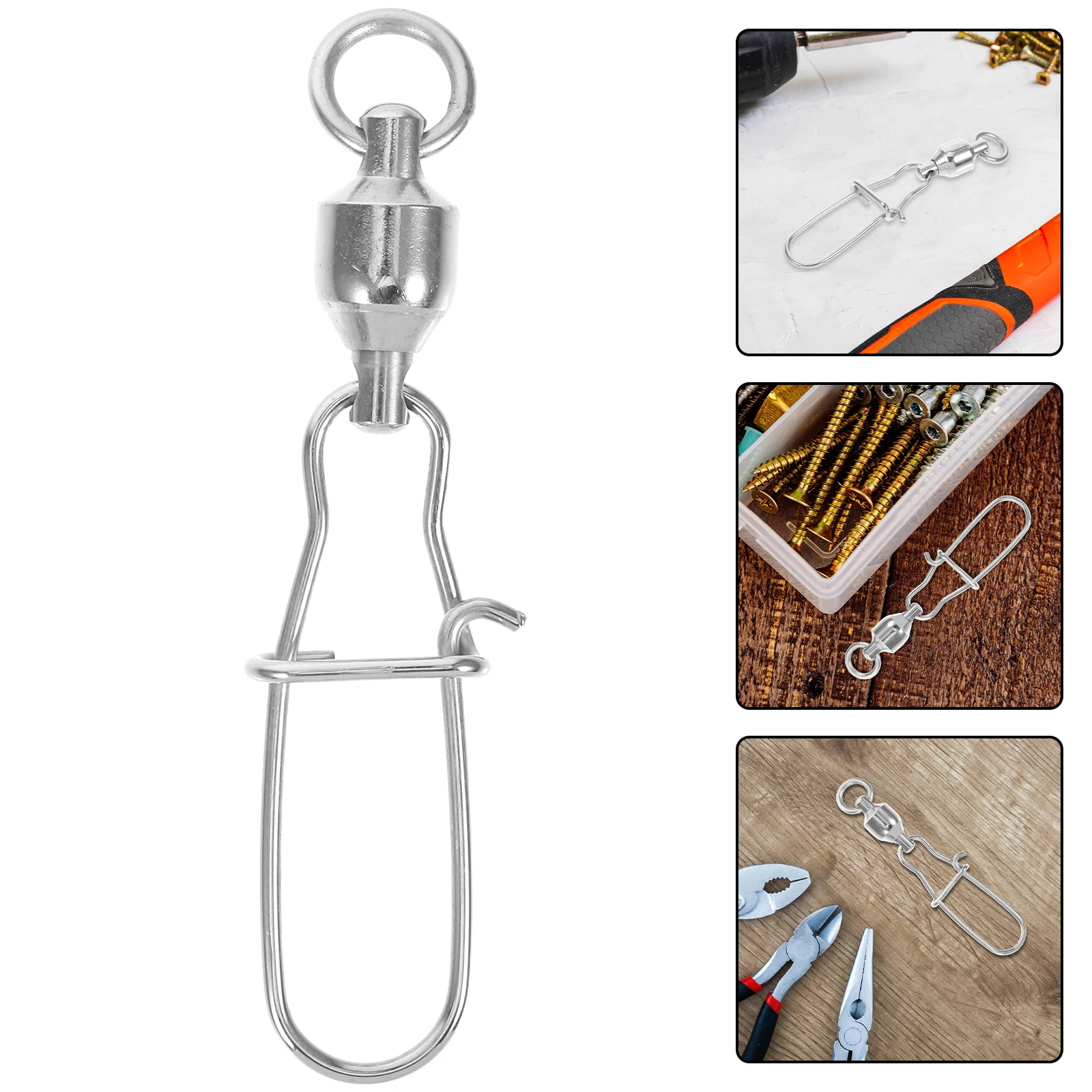 Drachenzubehör, Metallhaken, Verbinder, Ersatz, Silber, Schnellverbindung, fliegende Werkzeuge, Outdoor-Spielzeug, Spiele, Versammlungen