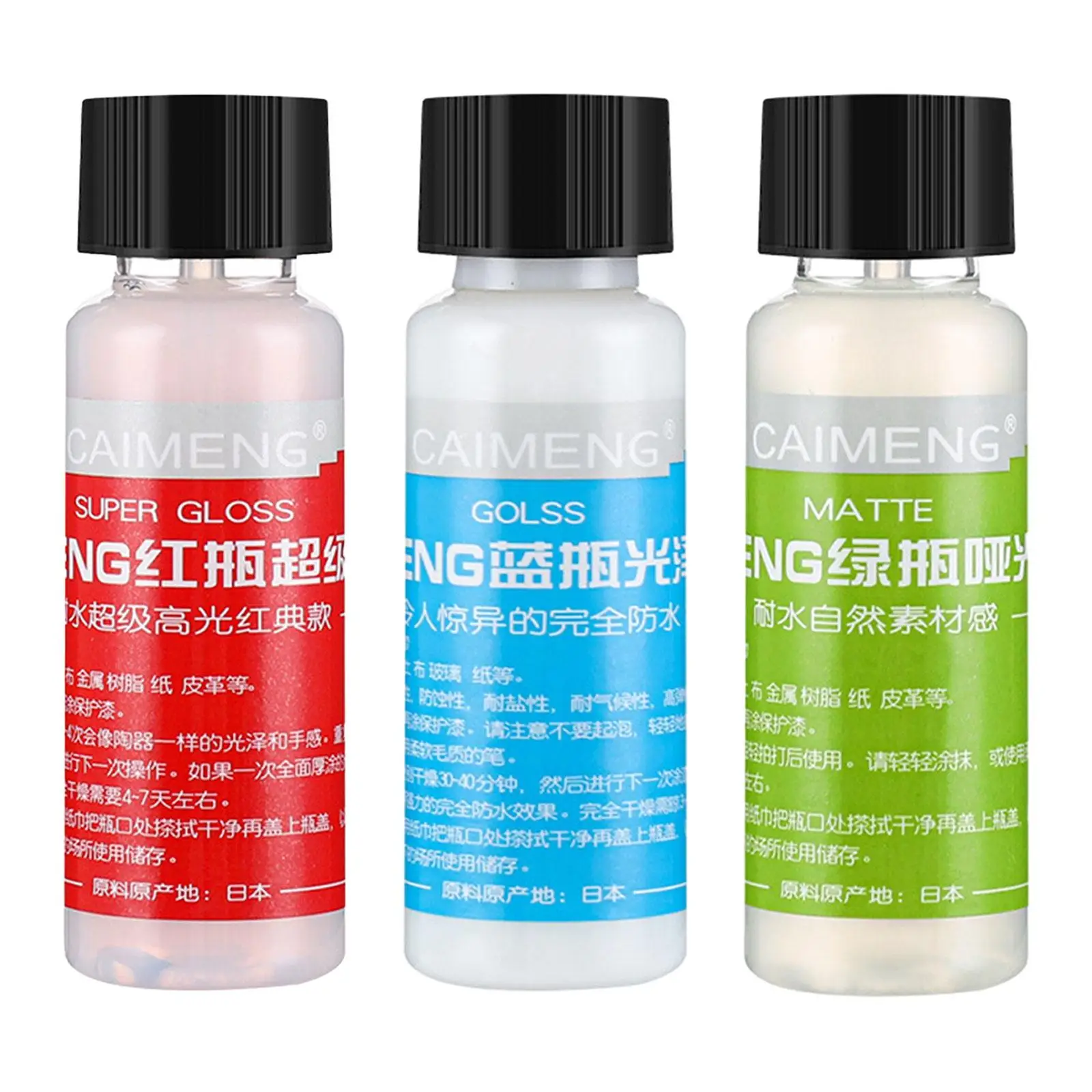 Water based Glossy Oil Varnished Handmade Arts Making Shining Tool Pottery Bright Oil for Cloth Soft Pottery Paper Polymer Resin