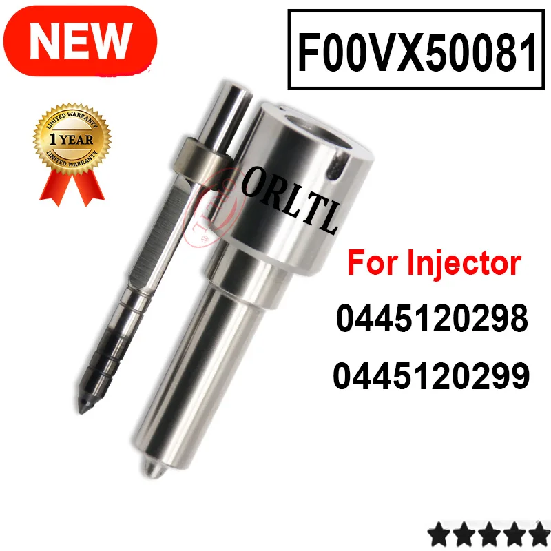 

0445120298 0445120299 New Common Rail Piezo Nozzle F00VX50081 For BOSCH Engine Fuel Injector 0 445 120 298 0 445 120 299