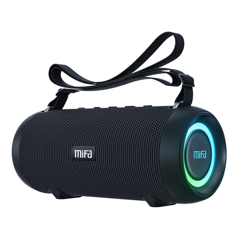 MIFA Portable Bluetooth Speaker - 60W Output Power Class D Amplifier for Excellent Bass Performance Ideal for Camping