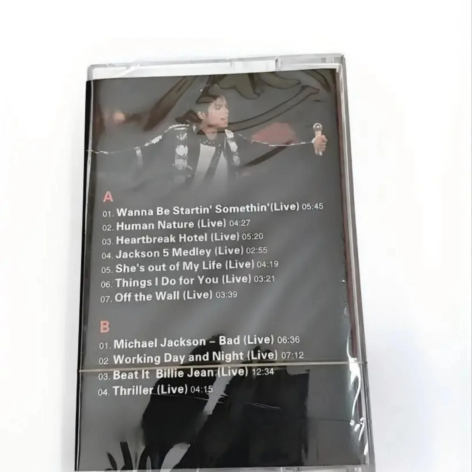 Bad Tour 1987 Retro Pop Live Cassette Tape Album Yokohama Broadcast Cartucho de Áudio Analógico de Alta Fidelidade