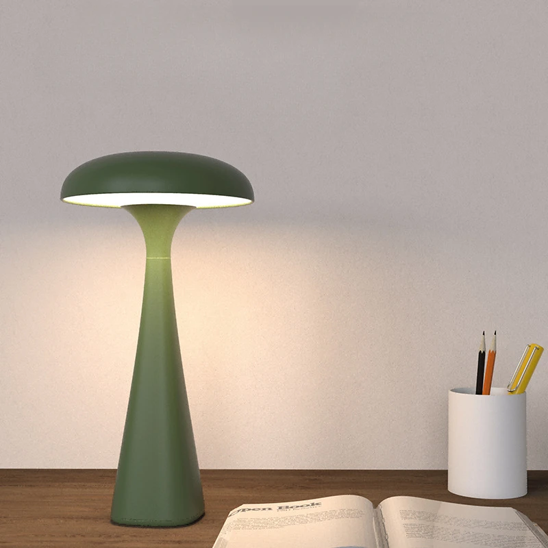 Lámparas de mesa creativas con forma de seta y medusas, luces nocturnas decorativas para Bar, carga USB