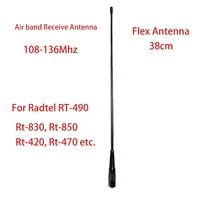 Air Aviation Band Flex Whip Antenna 108-136Mhz for Radtel Rt-4900 Rt-470X Rt-830 Rt-850 Rt-890 Rt-470 Rt-420 RT-470L and more