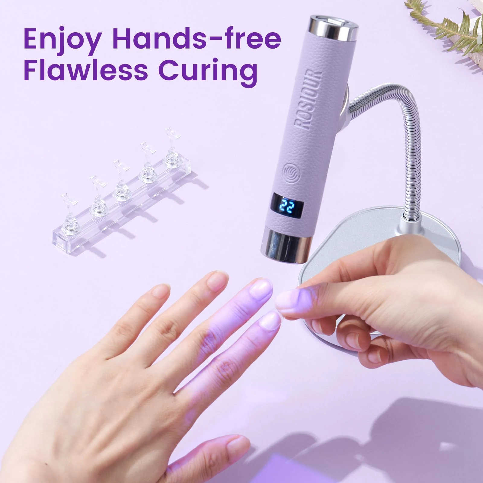 Ai Sensor Nail Lamp UV LED Rechargeable Cordless Lamp Handheld Drying Light Curing All Nail Gel Quickly for Home Salon Manicure
