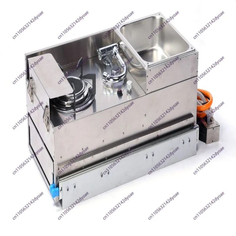 

Off Road Vehicle RV External Pull Kitchen Mini Gas Stove Electromagnetic Stove With Water Tank GR-C005