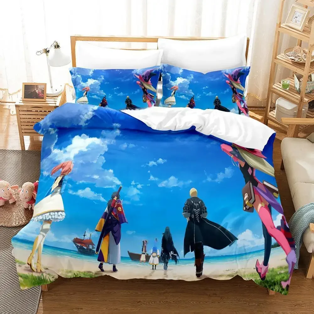 

Tales of Berseria Bedding Set Single Twin Full Queen King Size Bed Set Adult Kid Bedroom Duvet cover Sets 3D Game Bed Sheet Set
