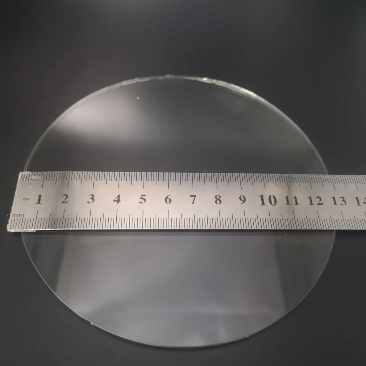 Big Size Diameter 130mm thickness 3mm Round Flat Glass Lens for Torch Flashlight Lamp