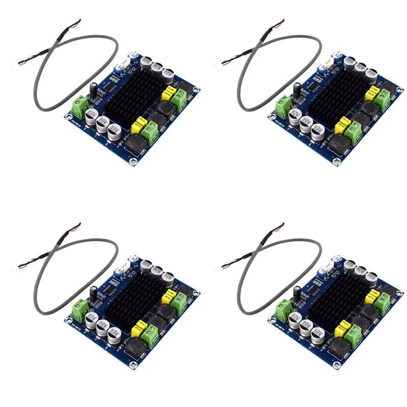 

A99E-4X TPA3116D2 TPA3116 Двухканальная стереофоническая плата цифрового усилителя мощности 2X120 Вт, модуль DIY XH-M543