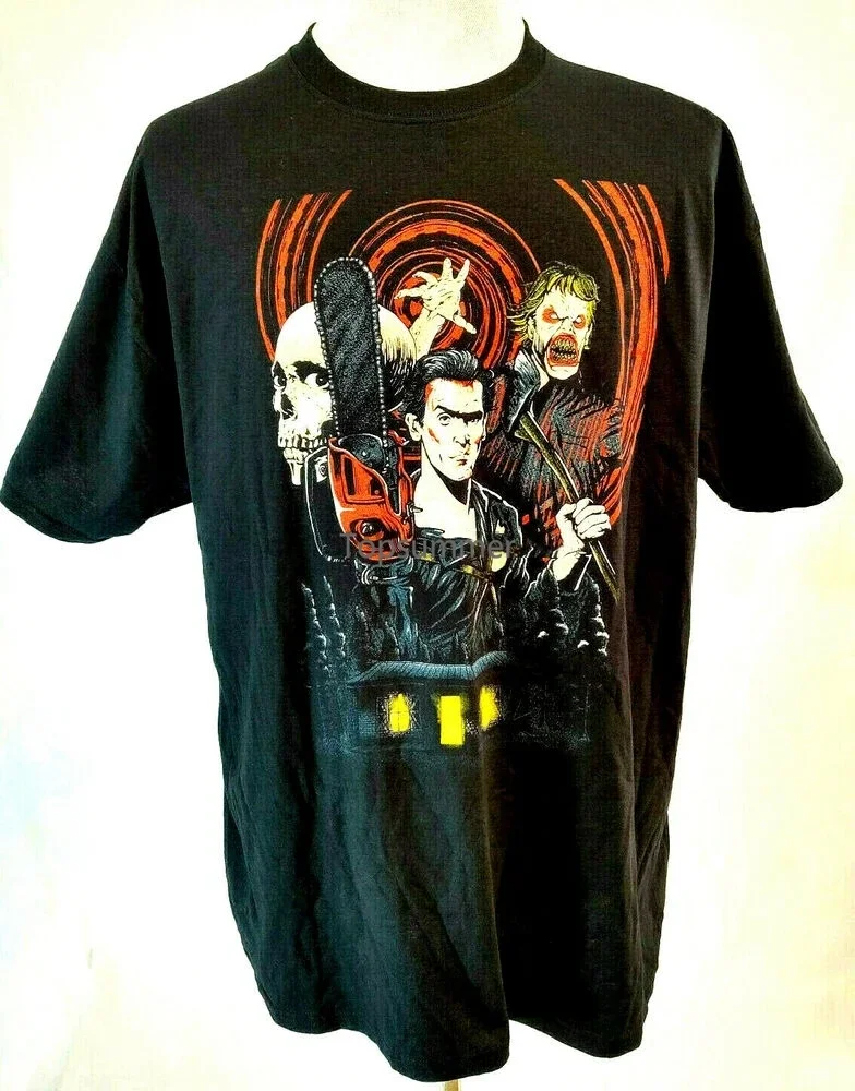 Groovy Evil Dead Ash Williams T Shirt Xl Horror Movie Fright Crate Graphic Tee