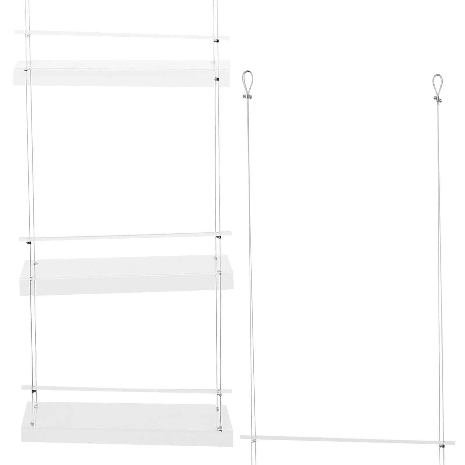 

Multi-Layer Window Plant Hanging Shelf Transparent Acrylic Indoor Outdoor Flowerpot Holder Strong Load Capacity Hanging Rack