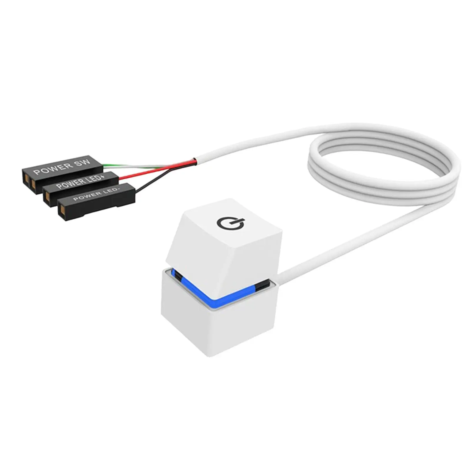 Power on Off Button with Extension Cable External Remote Switch Button for