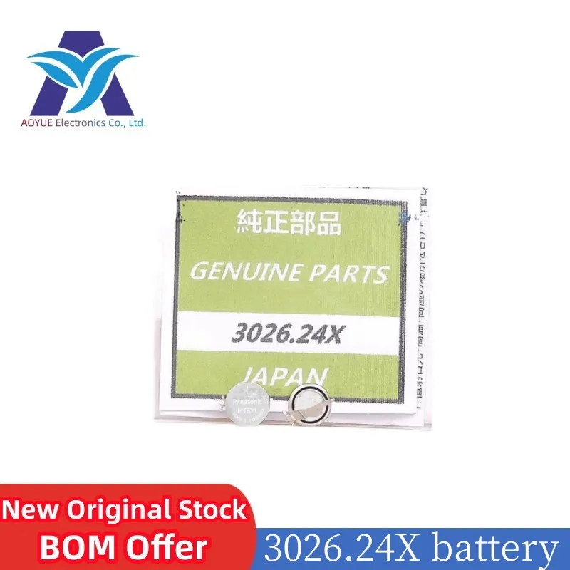 Brand new 3026.24X 3026-24X MT621 for watch Eco-drive Seiko rechargeable battery short claw